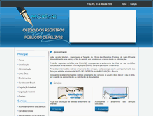 Tablet Screenshot of cartoriomortari.com.br